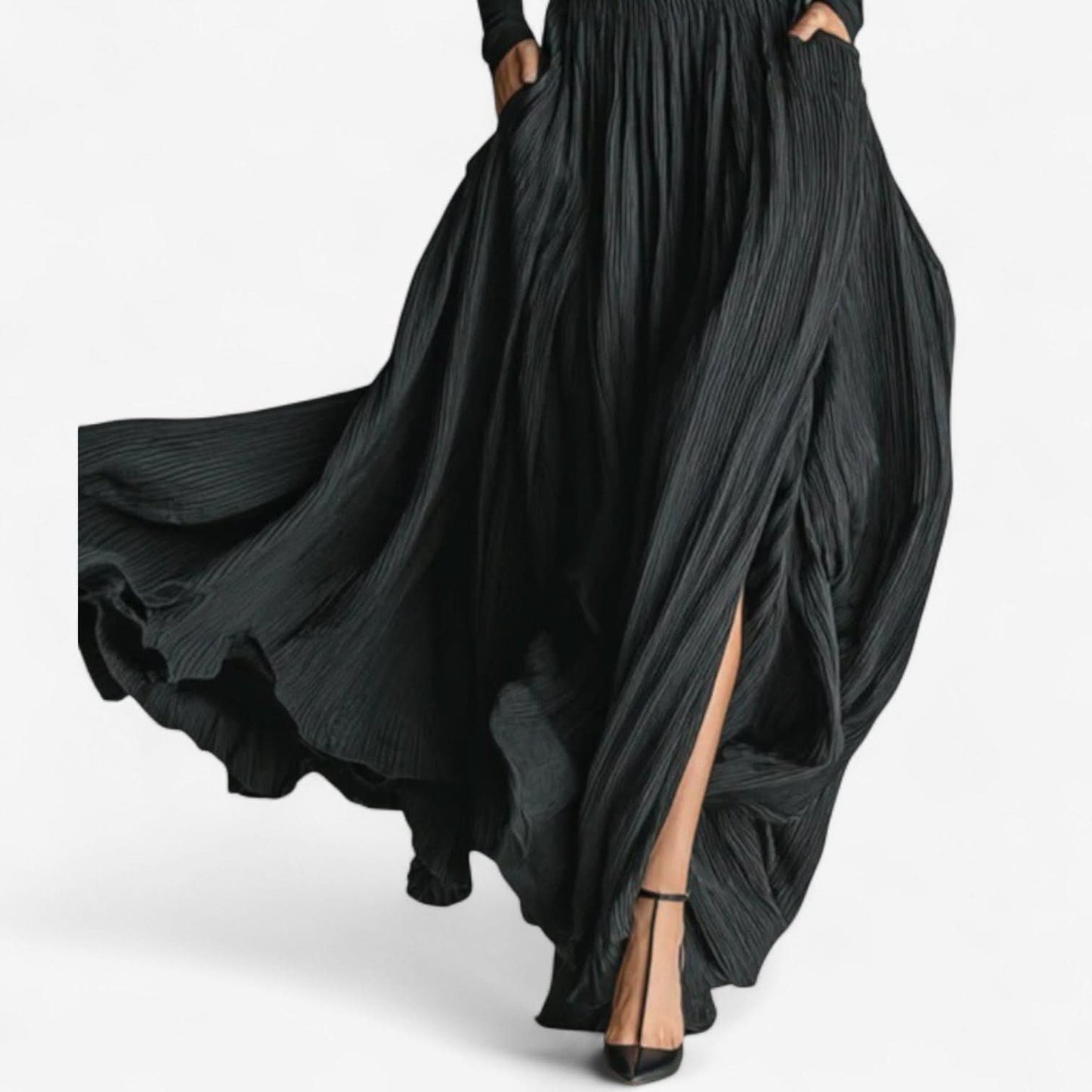 Raquel | Maxijurk met hoge taille