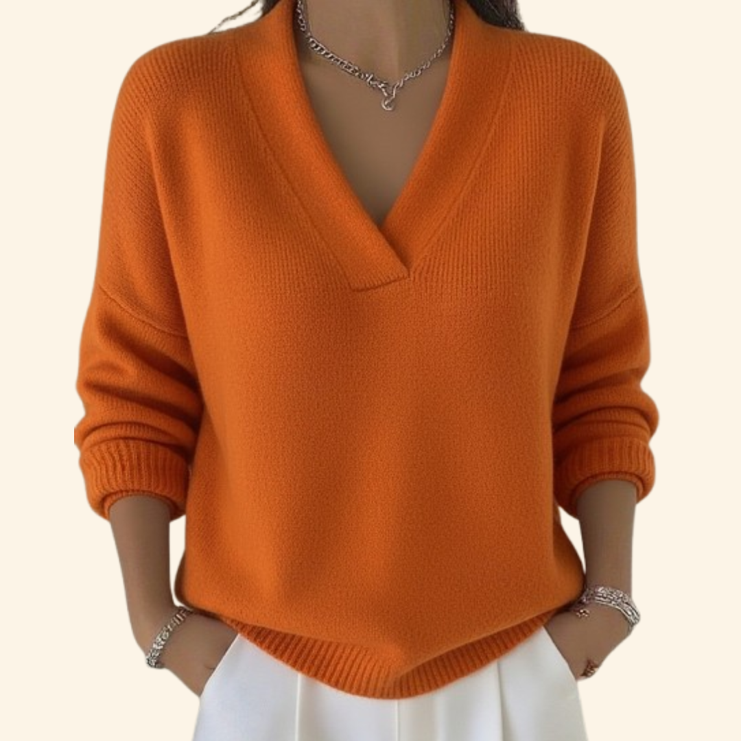 Jenna | Dames V-Hals Trui-Stijl Top