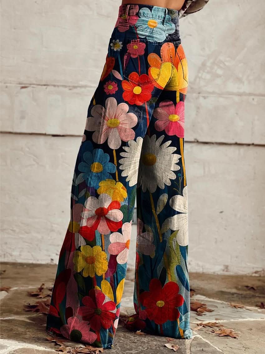 LÉNA | Elegante en Moderne Bloemenbroek