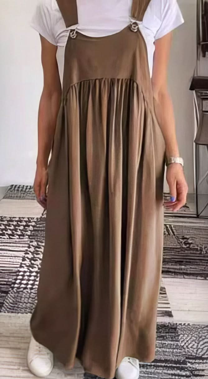 CAMILLE | Casual-Chic Mouwloos Vloeiend Jurk