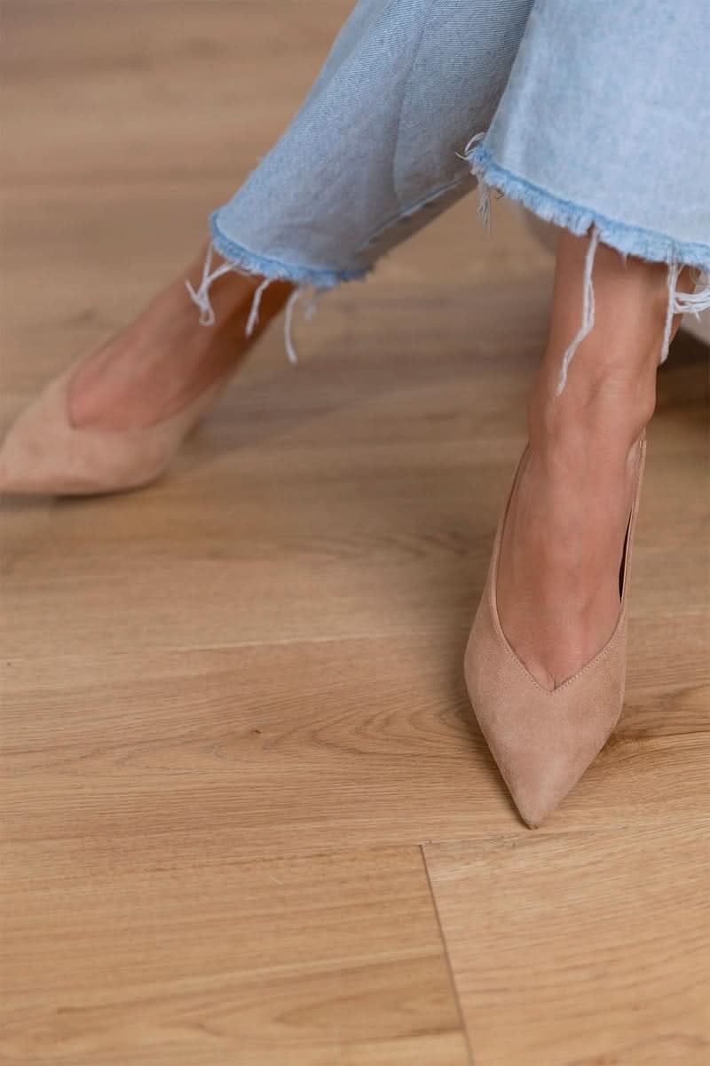 Marlena™ | Décolleté Slingback Nudo