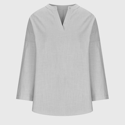 Alicia | Dames Losse Pasvorm Lange Mouwen Casual Top