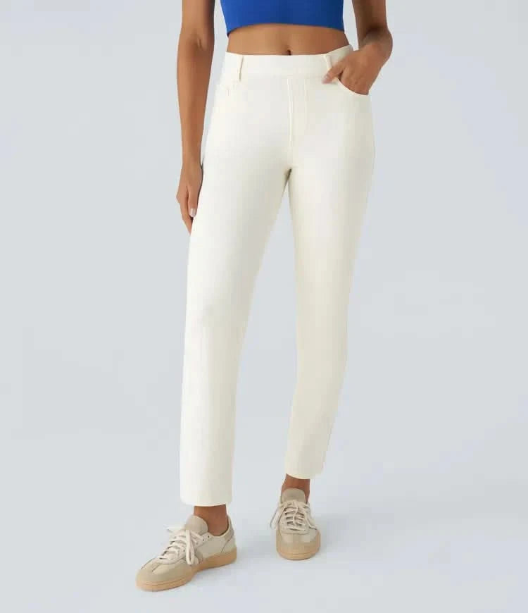RAFFAELLA | Hoge Taille Ultra Comfortabele Broek met Casual Chic Stijl