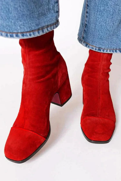Ava | Elegante Hakken met Stabiele Blokhak voor Dagelijks Comfort en Tijdloze Stijl