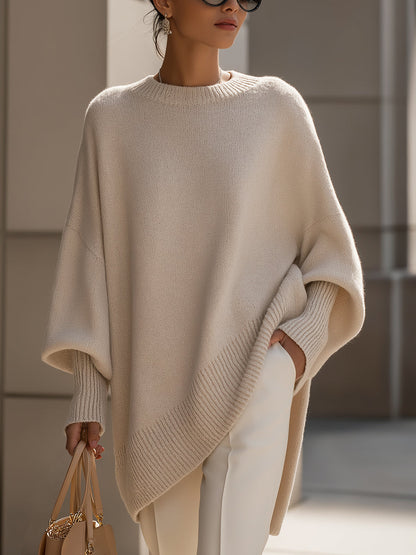 Olivia | Dames Oversized Trui-Stijl Shorts Top