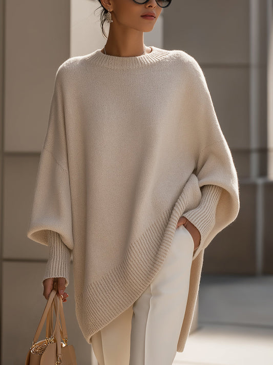Olivia | Dames Oversized Trui-Stijl Shorts Top