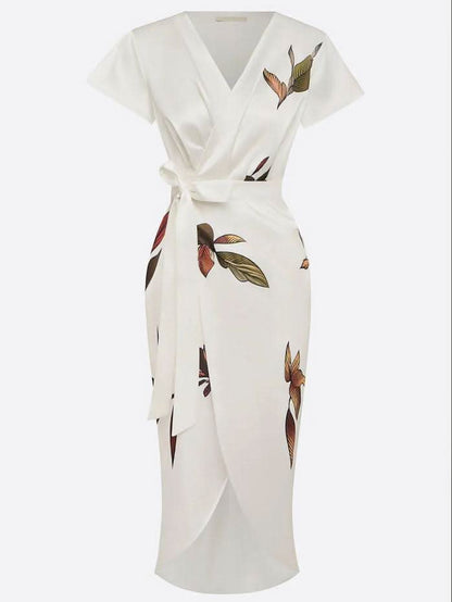NOOR | Feestjurk met Botanische Print voor Bruiloften en Diners