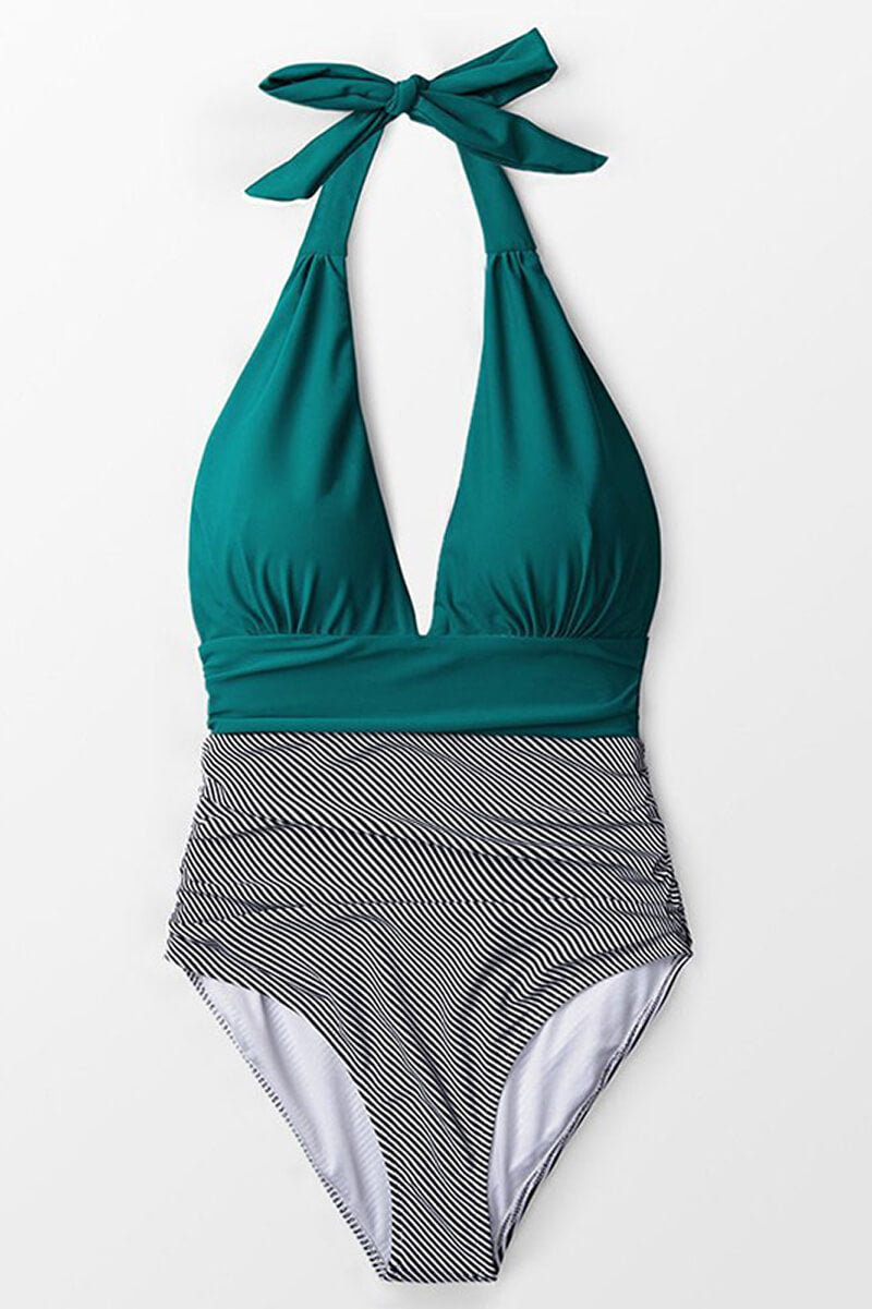 VIOLETTA | Corrigerend Badpak met Buste Ondersteuning en Elegant Bicolor Design