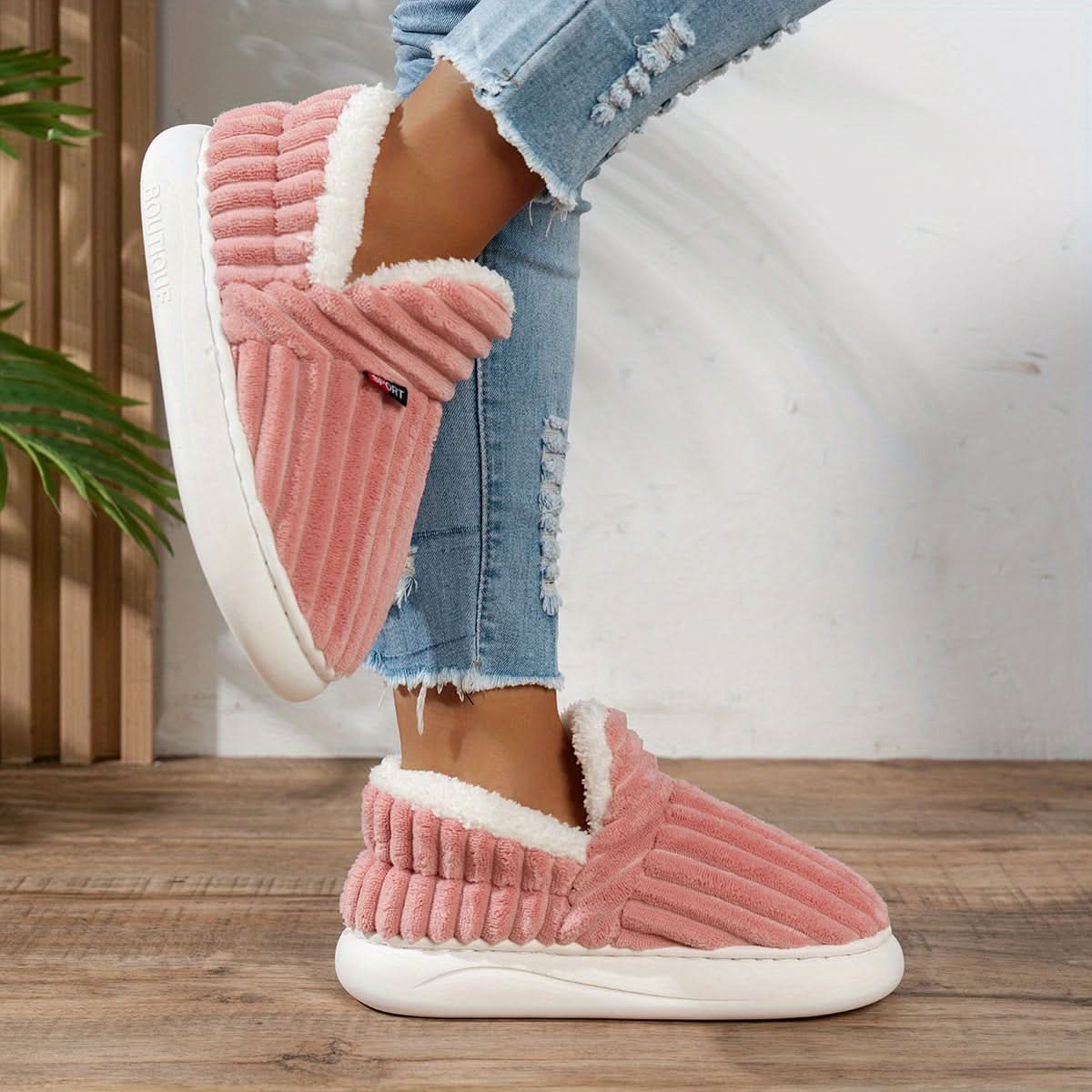 NINA | Warme Huisschoenen voor Direct Comfort en Ontspannen Gezelligheid