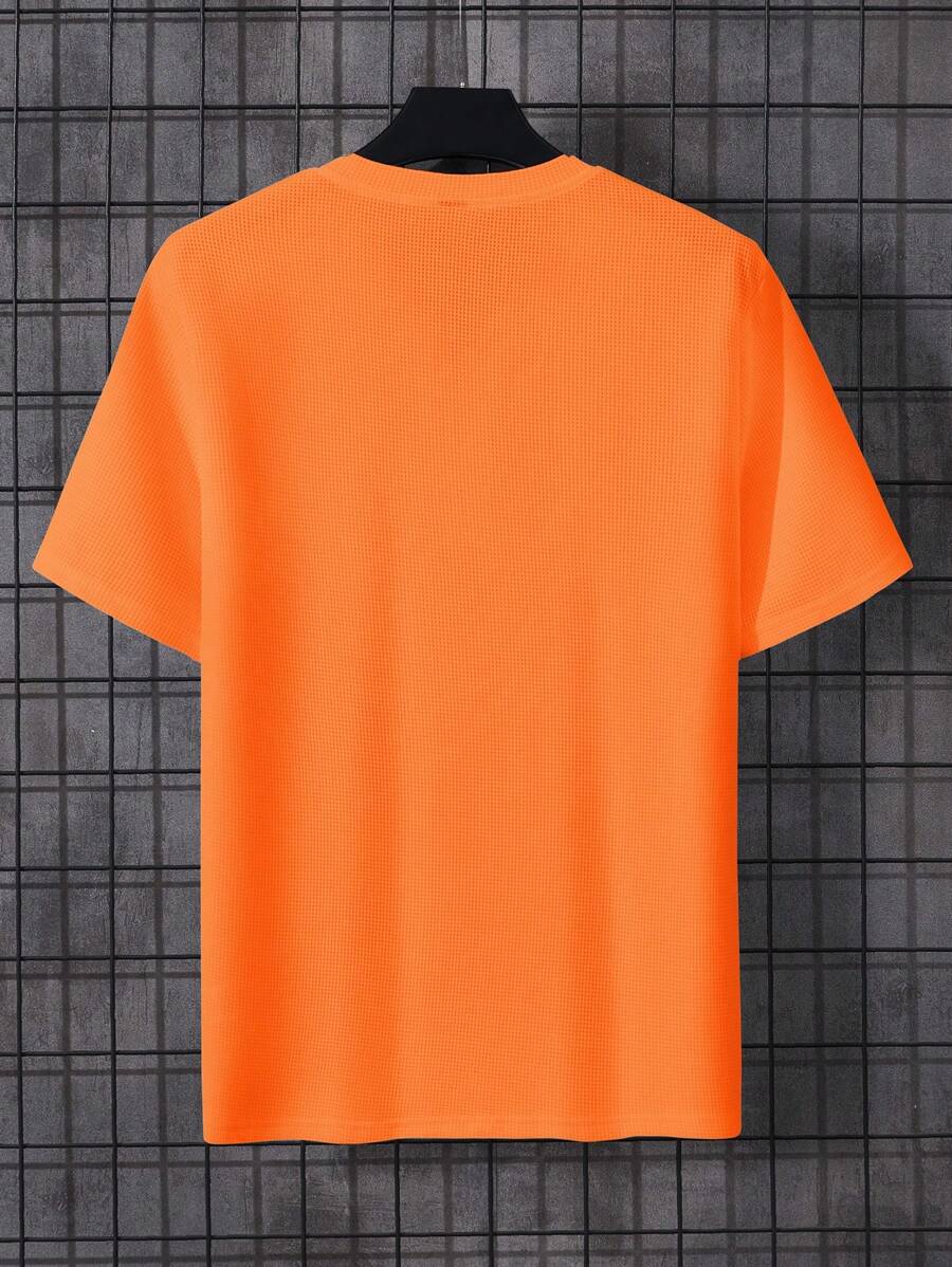 Heren Linnen T-shirt met Knoopsluiting