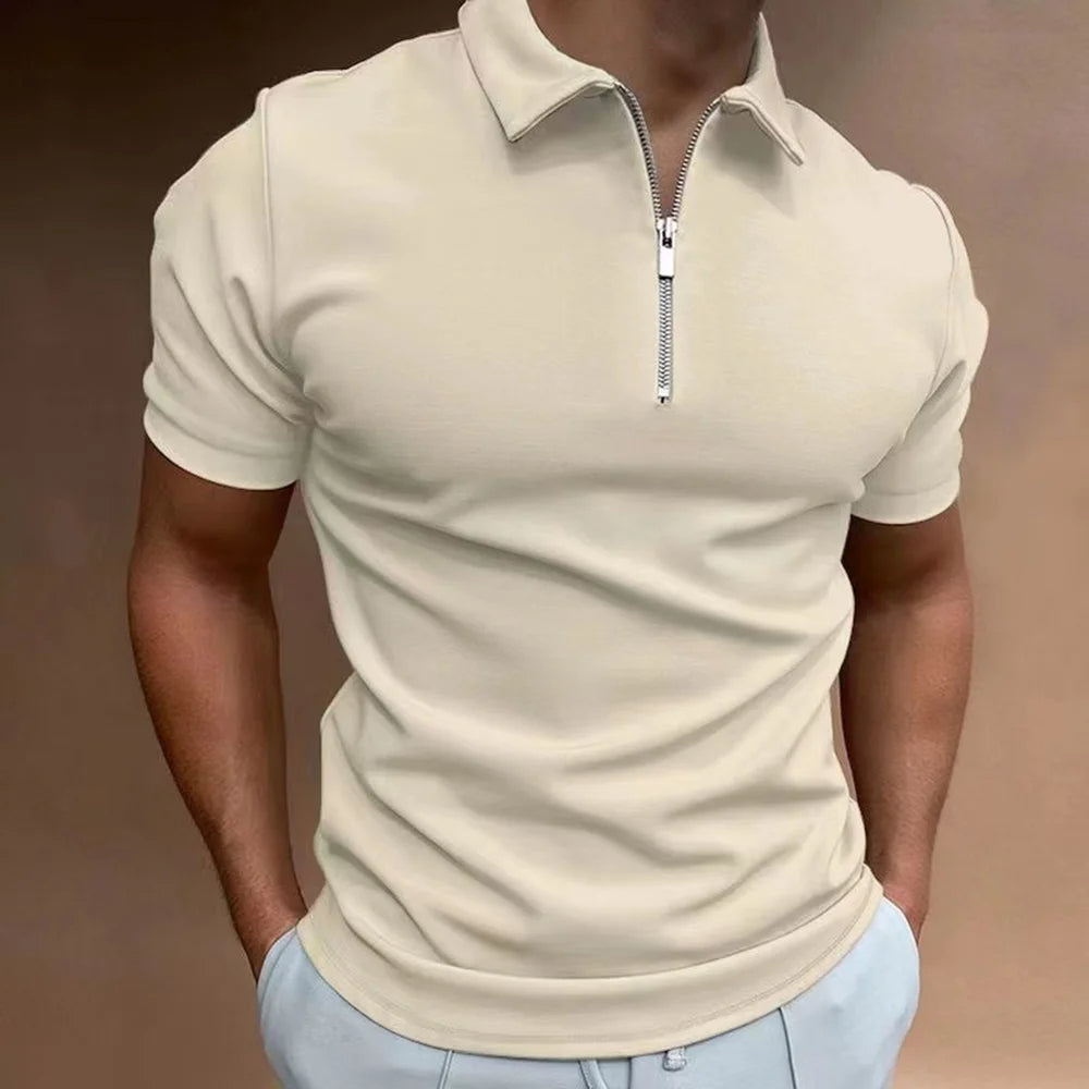 Leonardo – Stijlvolle Polo met Ritskraag