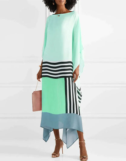 Aurora | Boho Chic Caftan met Grafische Print