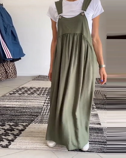 CAMILLE | Casual-Chic Mouwloos Vloeiend Jurk