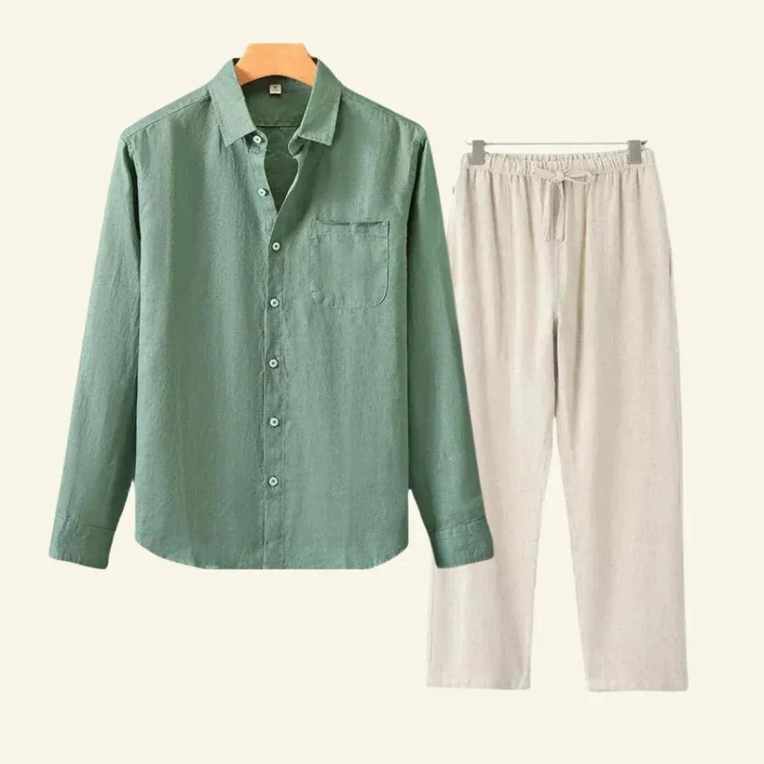 Davy | Heren set - Broek - Blouse