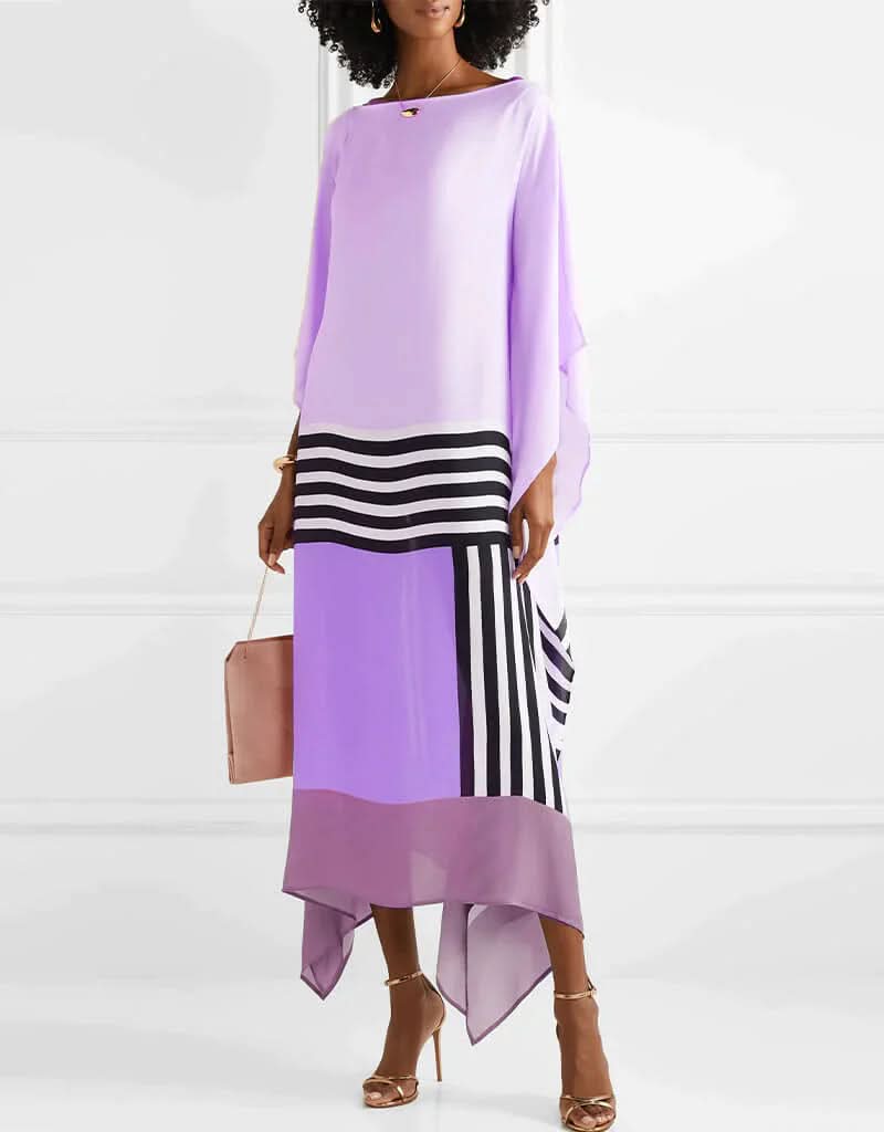 Aurora | Boho Chic Caftan met Grafische Print