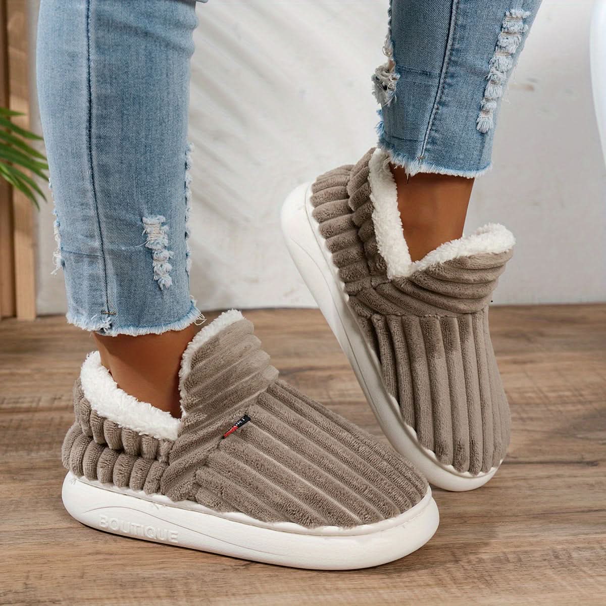 NINA | Warme Huisschoenen voor Direct Comfort en Ontspannen Gezelligheid