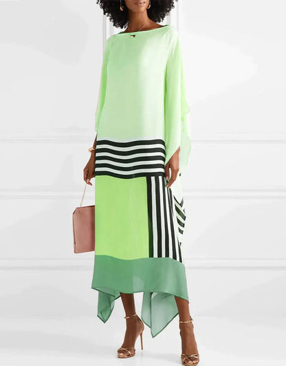 Aurora | Boho Chic Caftan met Grafische Print