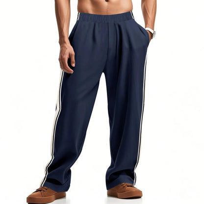 Comfortabel Sweatpants met Rits en Elastische Taille voor Heren