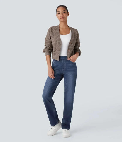 RAFFAELLA | Hoge Taille Ultra Comfortabele Broek met Casual Chic Stijl