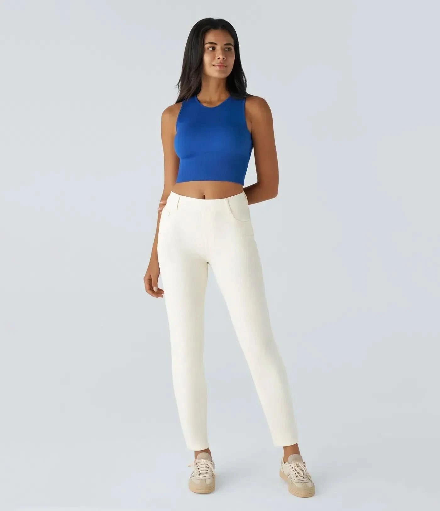 RAFFAELLA | Hoge Taille Ultra Comfortabele Broek met Casual Chic Stijl