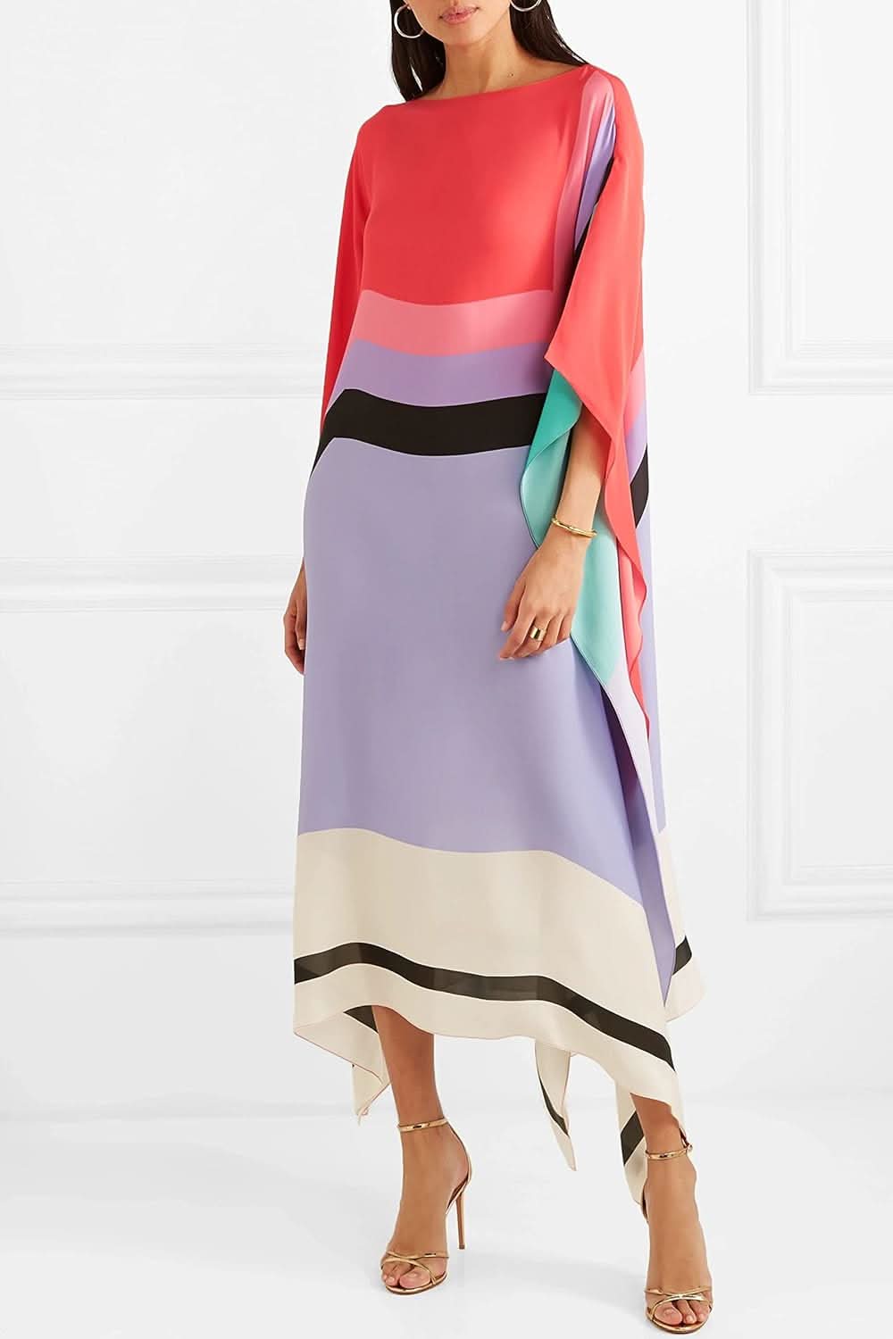 Aurora | Boho Chic Caftan met Grafische Print