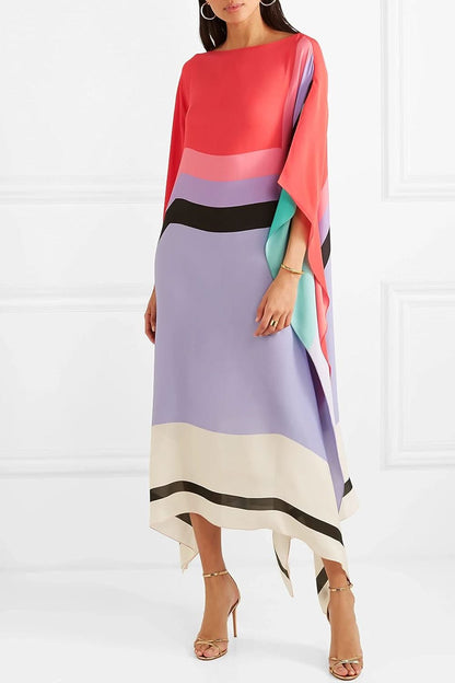 Aurora | Boho Chic Caftan met Grafische Print