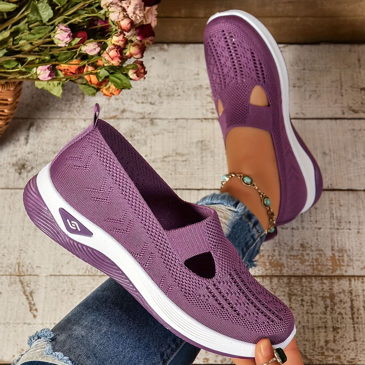 Carmelle – Slip-On Orthopedisch Ademend Wandelschoenen