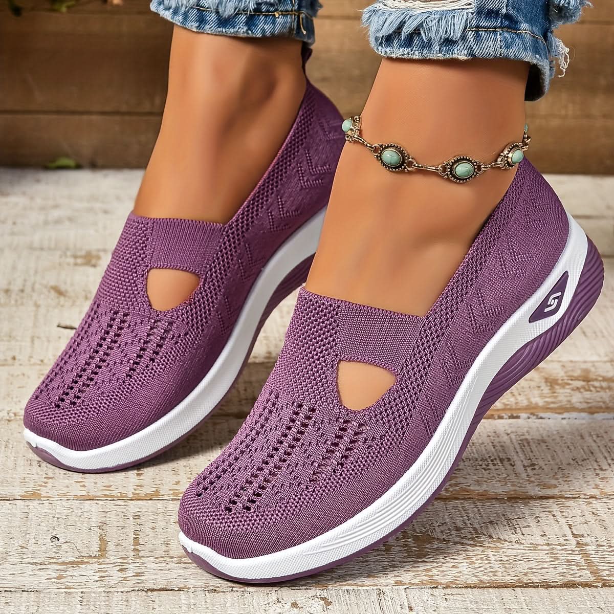 Carmelle – Slip-On Orthopedisch Ademend Wandelschoenen
