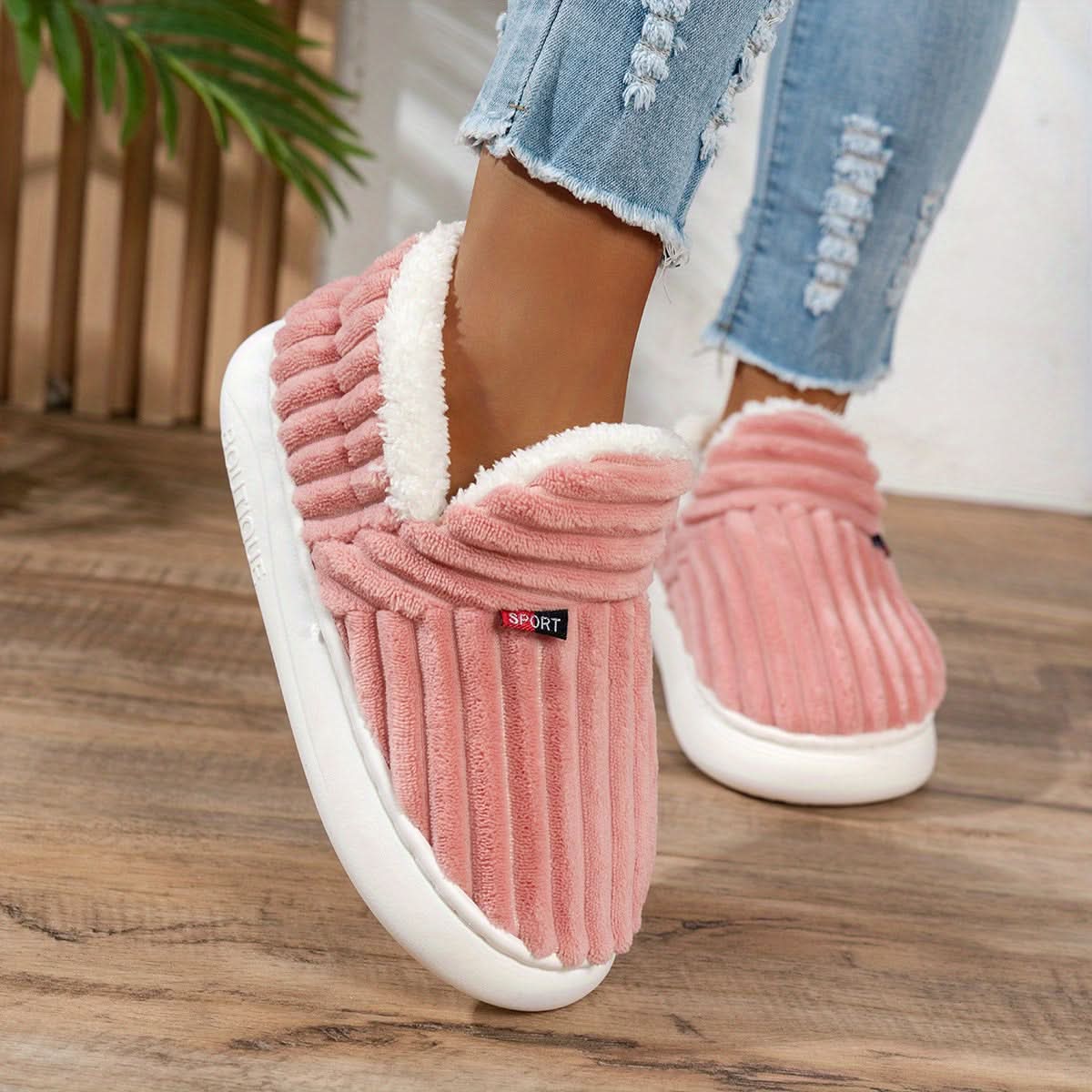 NINA | Warme Huisschoenen voor Direct Comfort en Ontspannen Gezelligheid