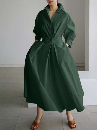 ÉLÉONORE | Lange Elegante Jurk voor een Tijdloze en Verfijnde Stijl
