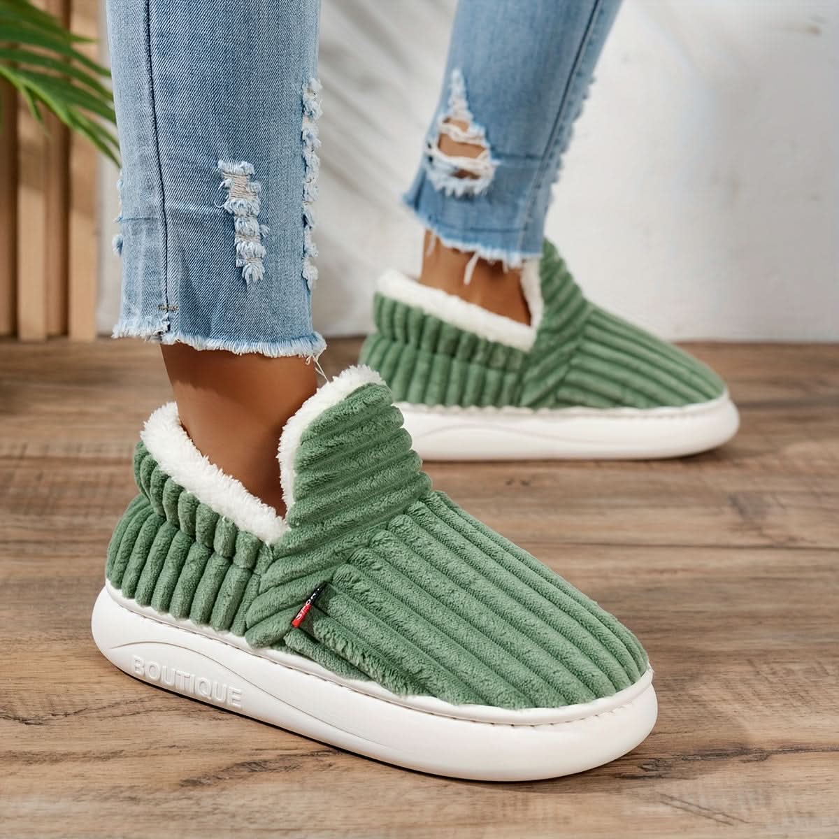 NINA | Warme Huisschoenen voor Direct Comfort en Ontspannen Gezelligheid