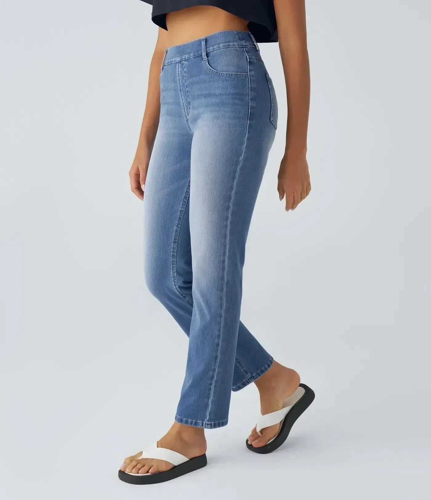 RAFFAELLA | Hoge Taille Ultra Comfortabele Broek met Casual Chic Stijl