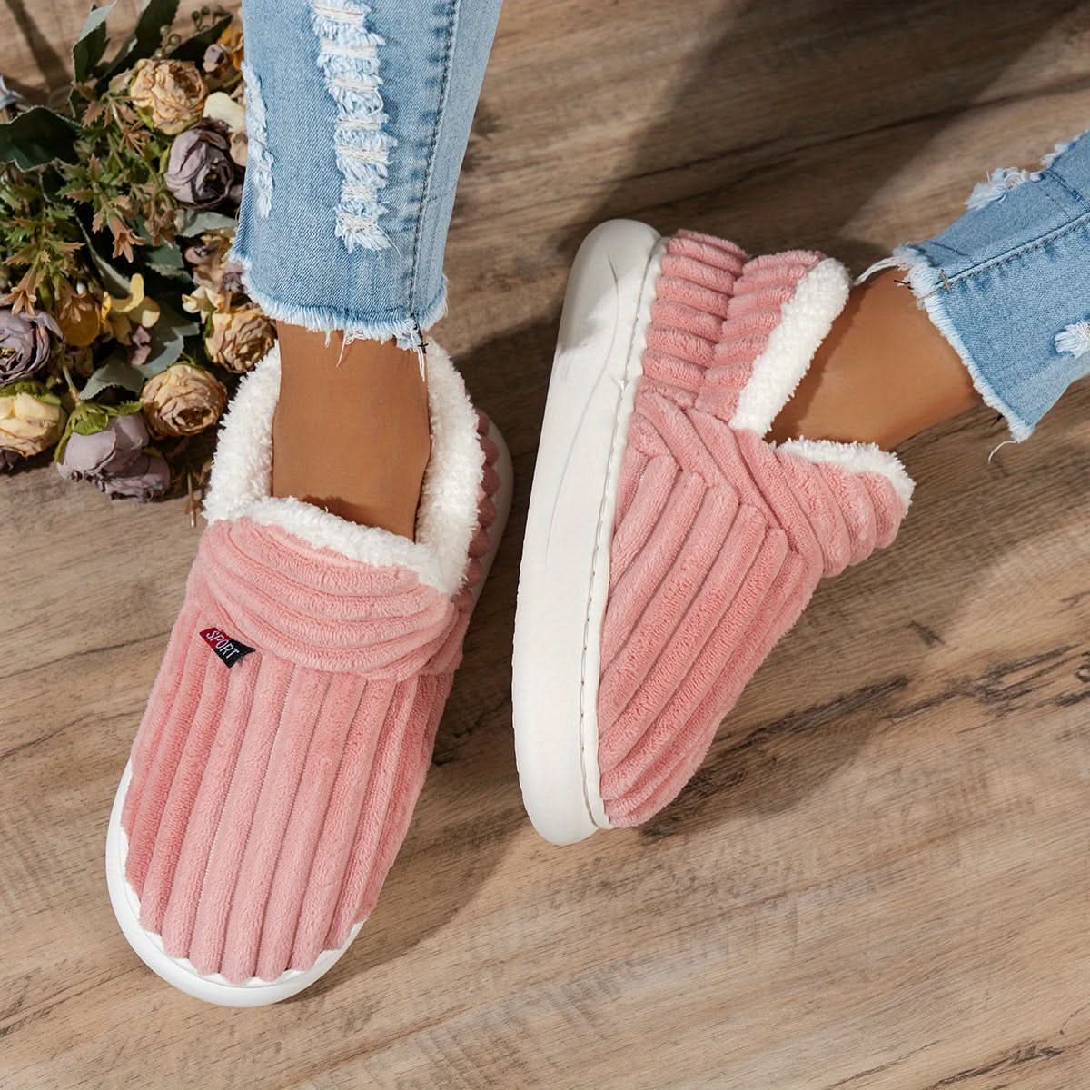 NINA | Warme Huisschoenen voor Direct Comfort en Ontspannen Gezelligheid