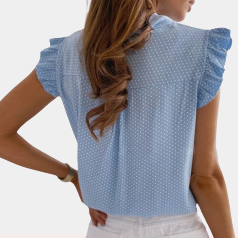 Matilda™ Dames Mouwloze Top met Strik
