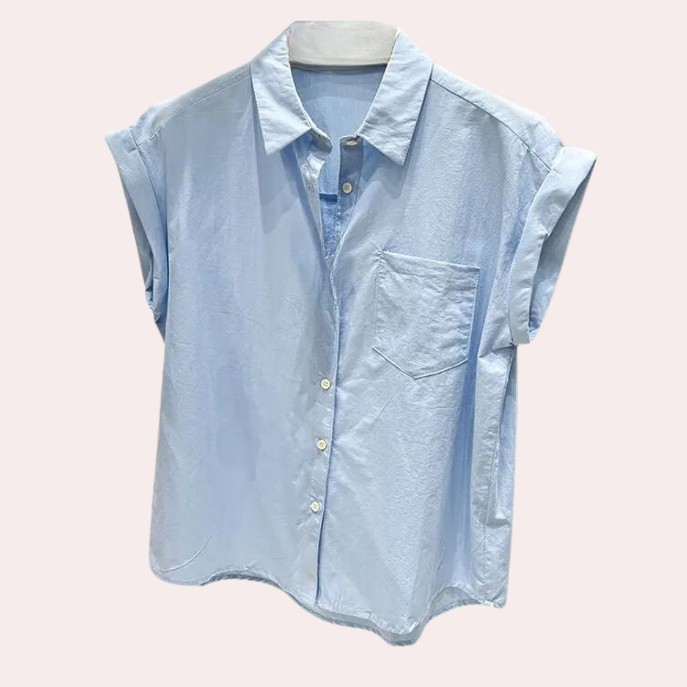 Wilhelmina™ Mouwloze Dames Blouse
