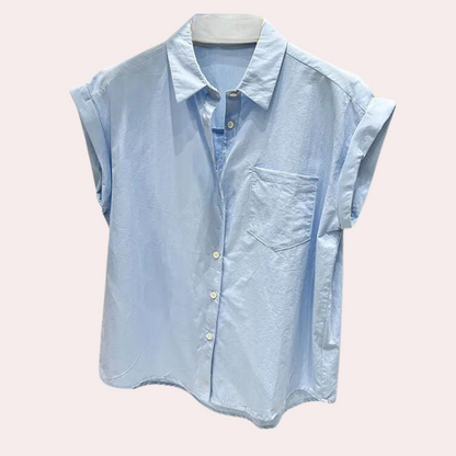 Wilhelmina™ Mouwloze Dames Blouse