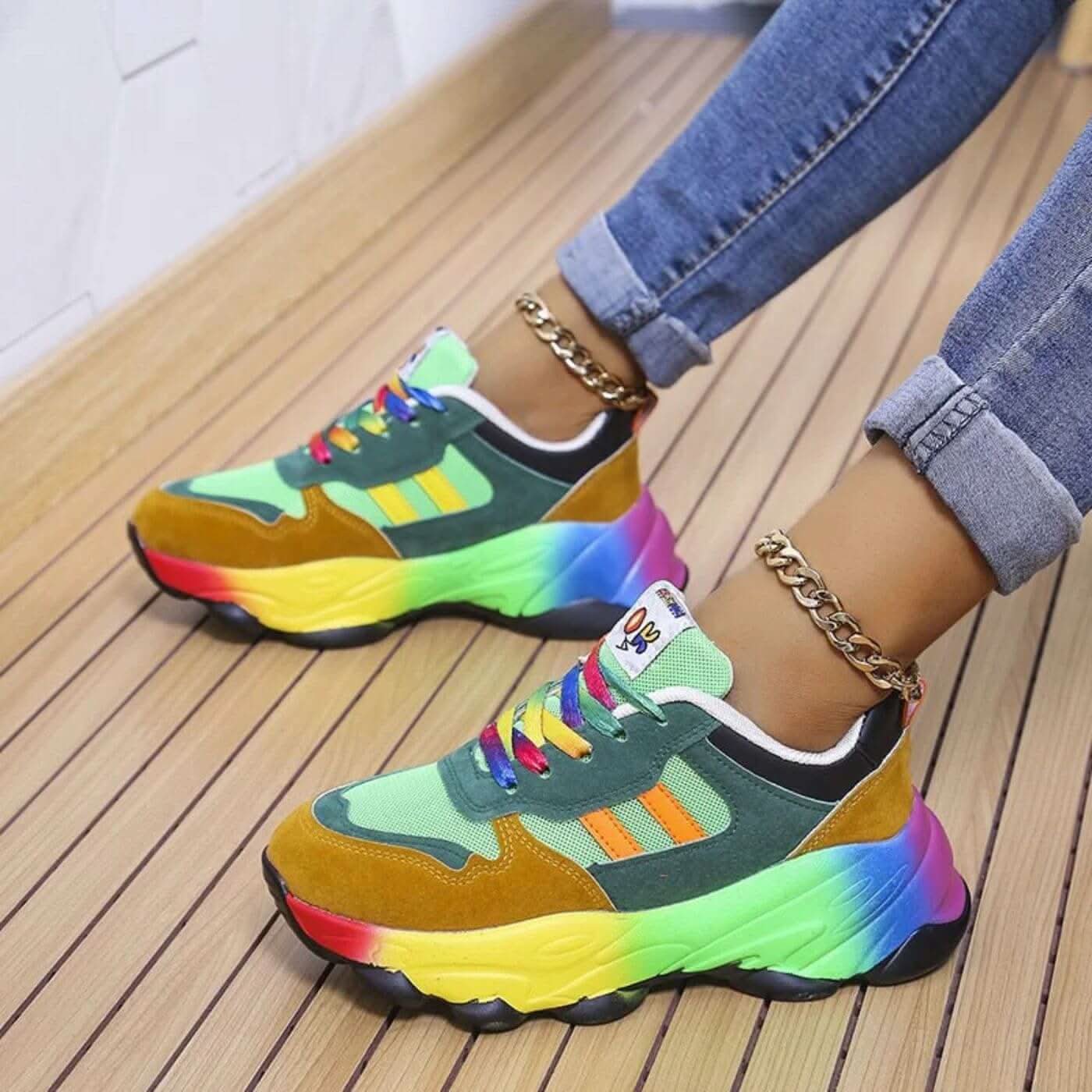 Aurora™ - Orthopedische Sneakers in Kleur voor Comfort en Stijl