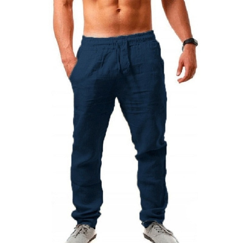 Lukas linnen broek voor heren