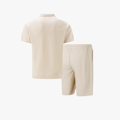 Stef | Heren Kledingset met Polo en Korte Broek van Zacht Katoen