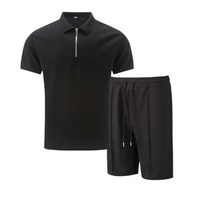 Stef | Heren Kledingset met Polo en Korte Broek van Zacht Katoen