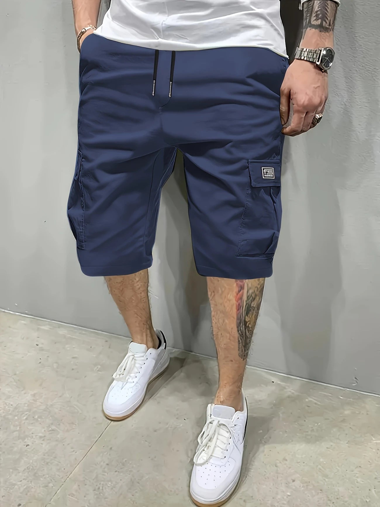 Van Gelder | Katoenen Cargo Shorts