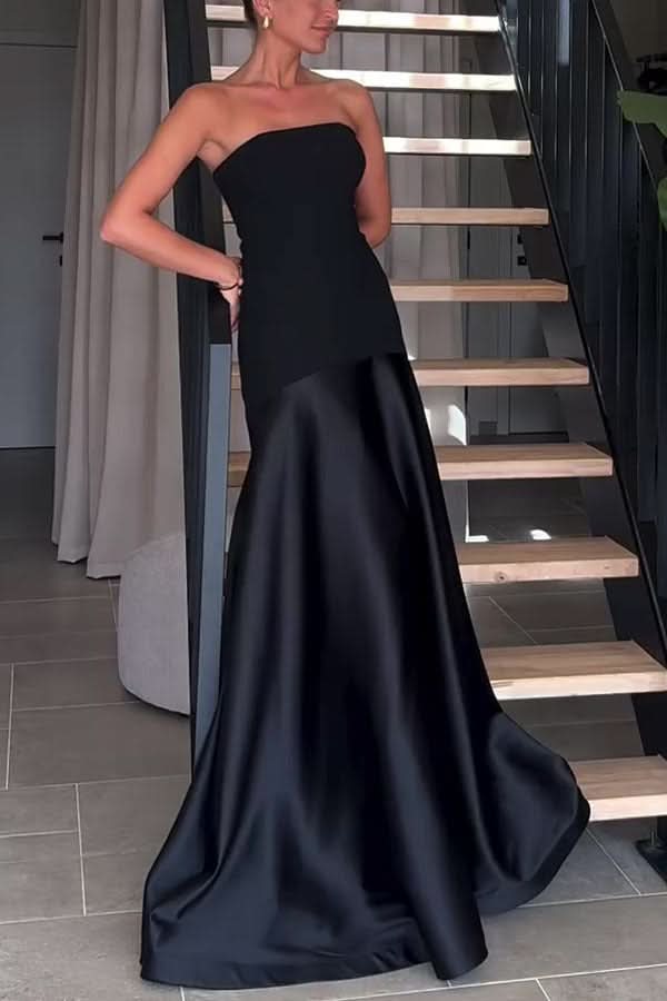 Lucia™ | Strapless jurk die je vrouwelijkheid omarmt met elegantie en lichtheid