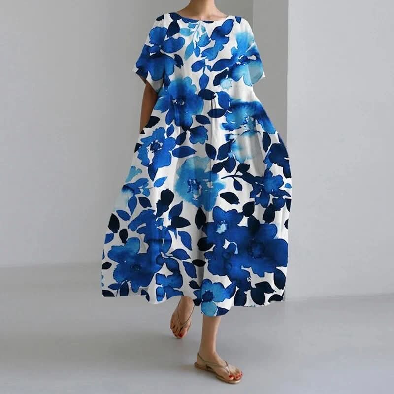 CÉLESTINE | Bohemian Bloemenjurk voor een Natuurlijke en Romantische Stijl