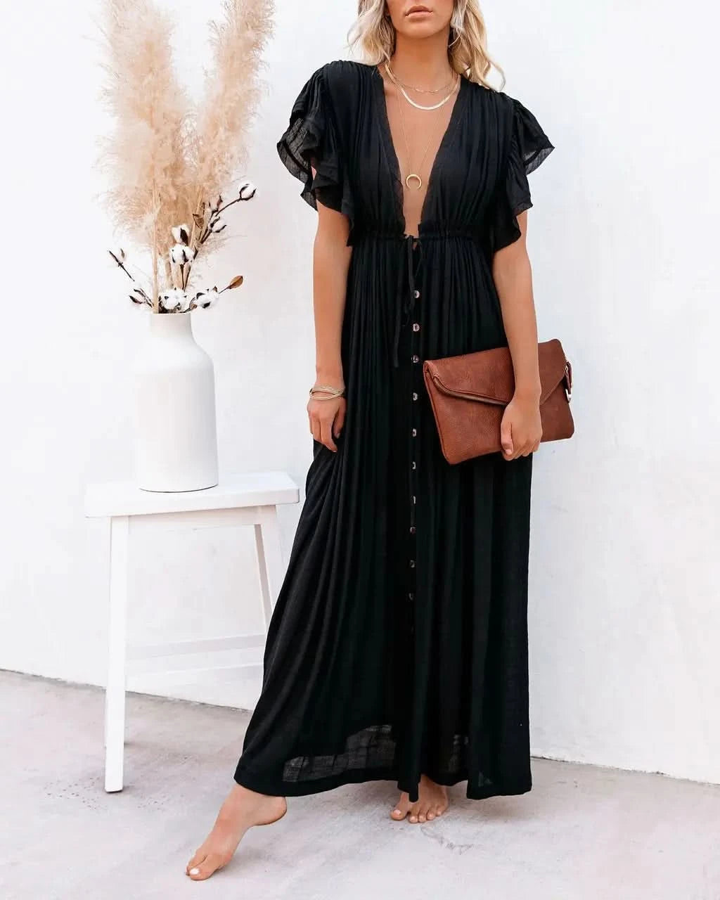 Boho casual jurk