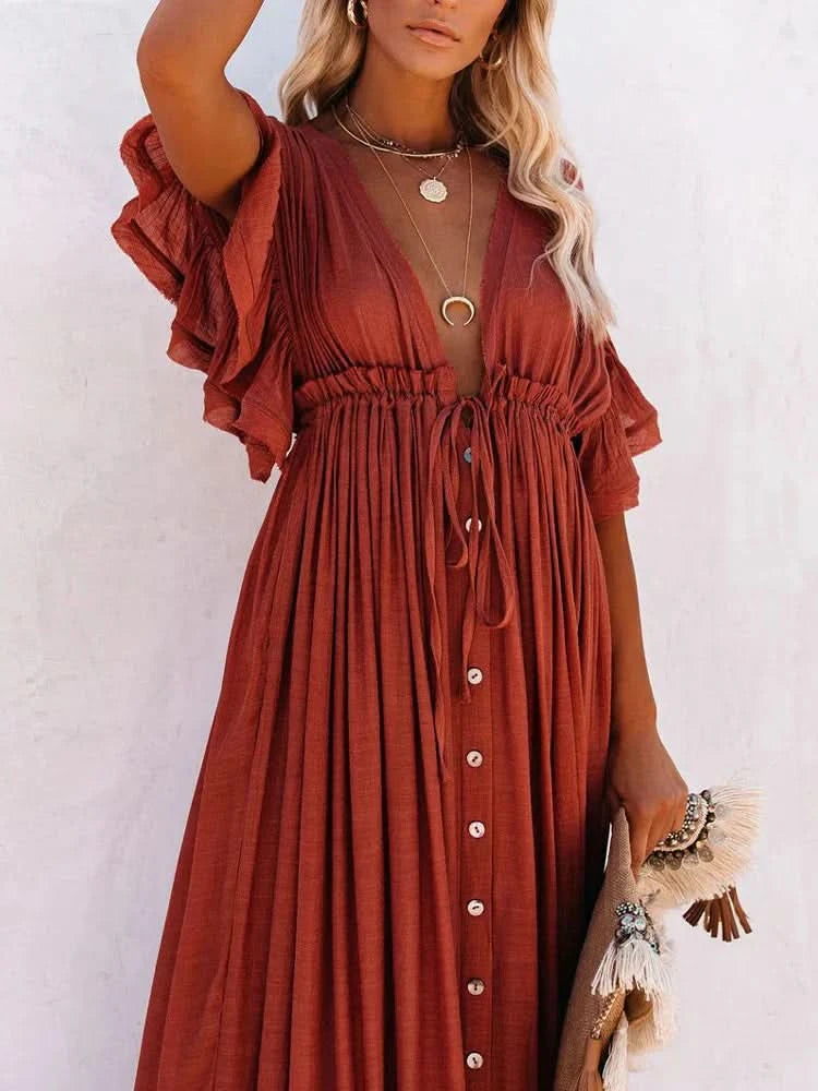 Boho casual jurk
