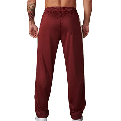 Comfortabel Sweatpants met Rits en Elastische Taille voor Heren