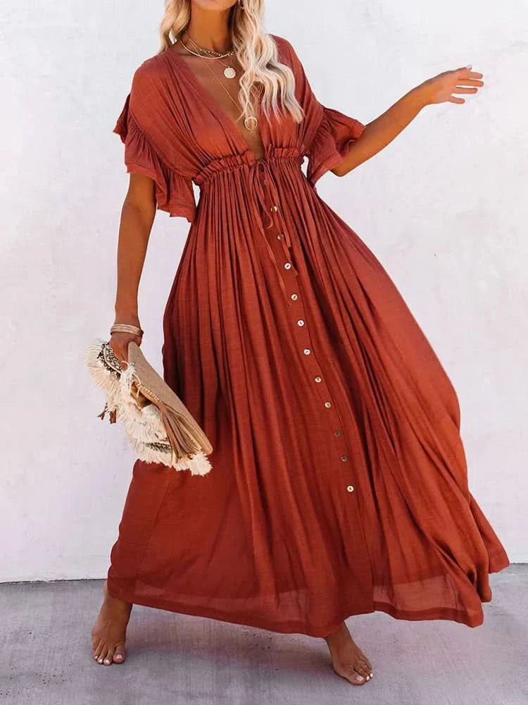 Boho casual jurk