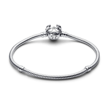 Sterling Silver Mickey Shell Charm Bracelet