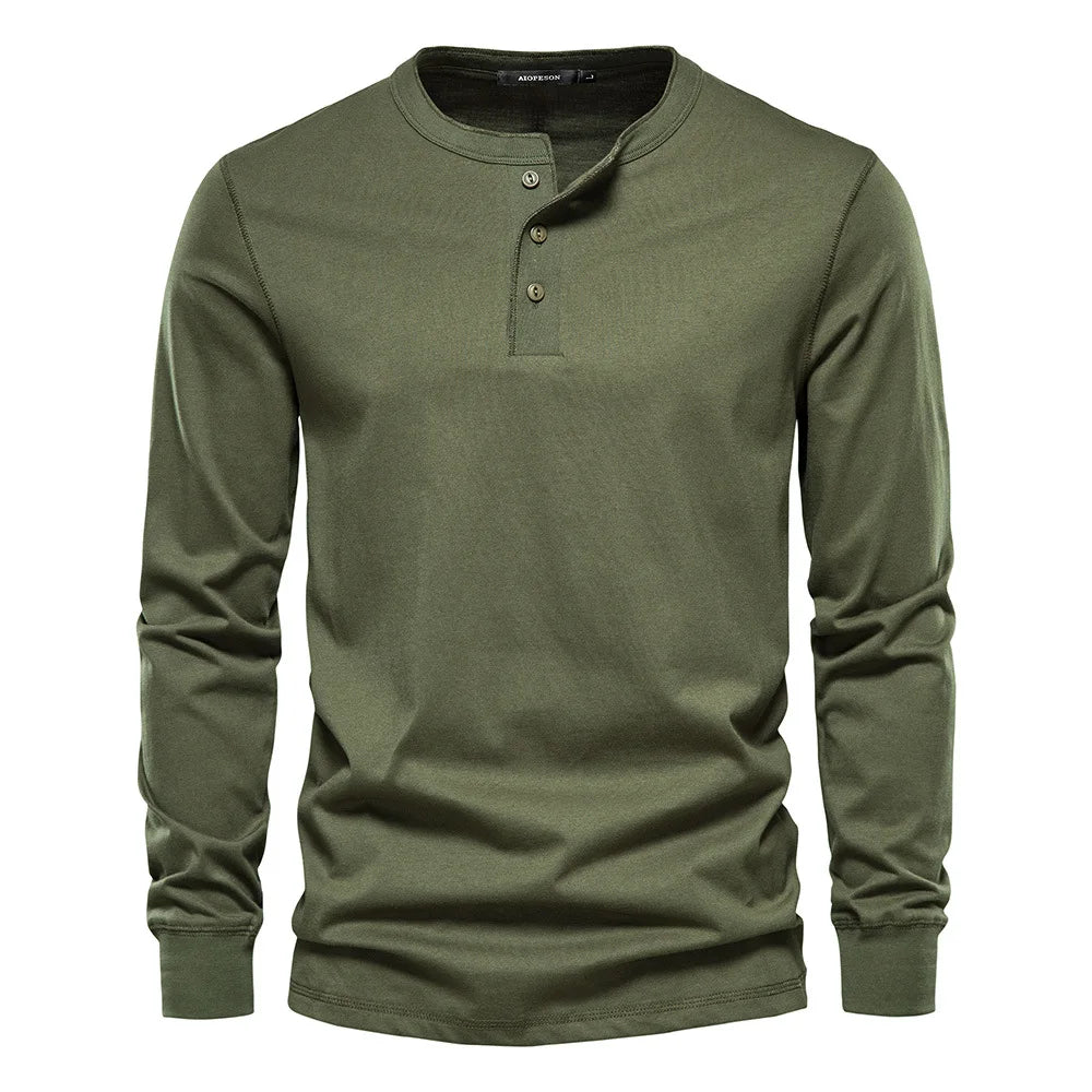 T-Shirt met Lange Mouwen voor Heren