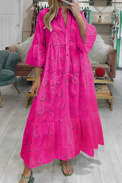 Rita | Lange jurk met elegante stijl en dagelijks comfort voor de zomer en informele gelegenheden